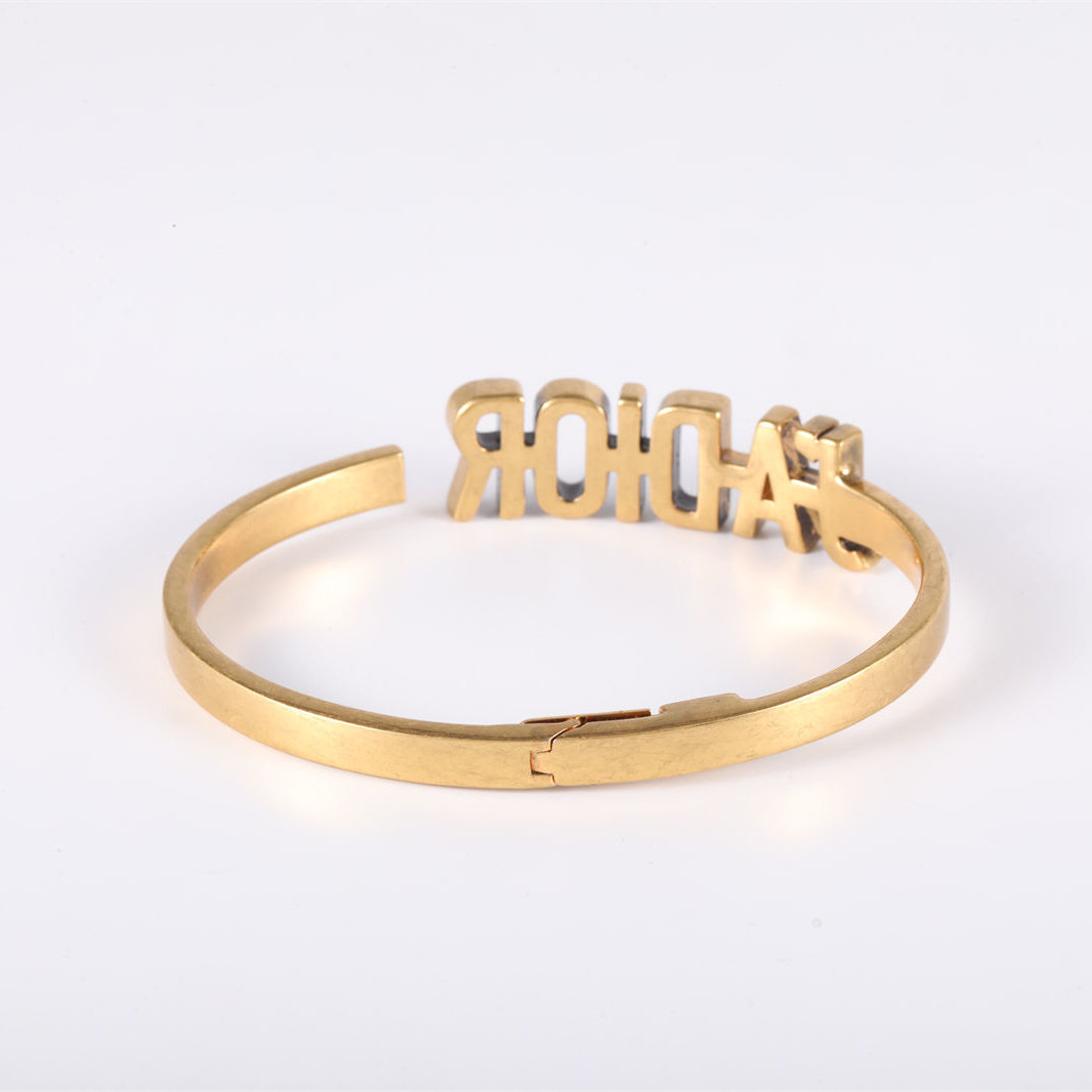 DIOR Jadior Open Bangle Alloy-Hana Vintage