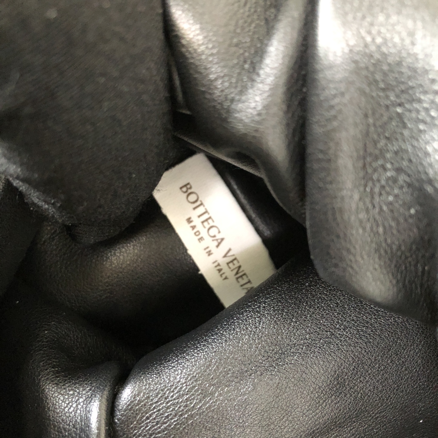 Bottega Veneta Clutch with Chain in Black