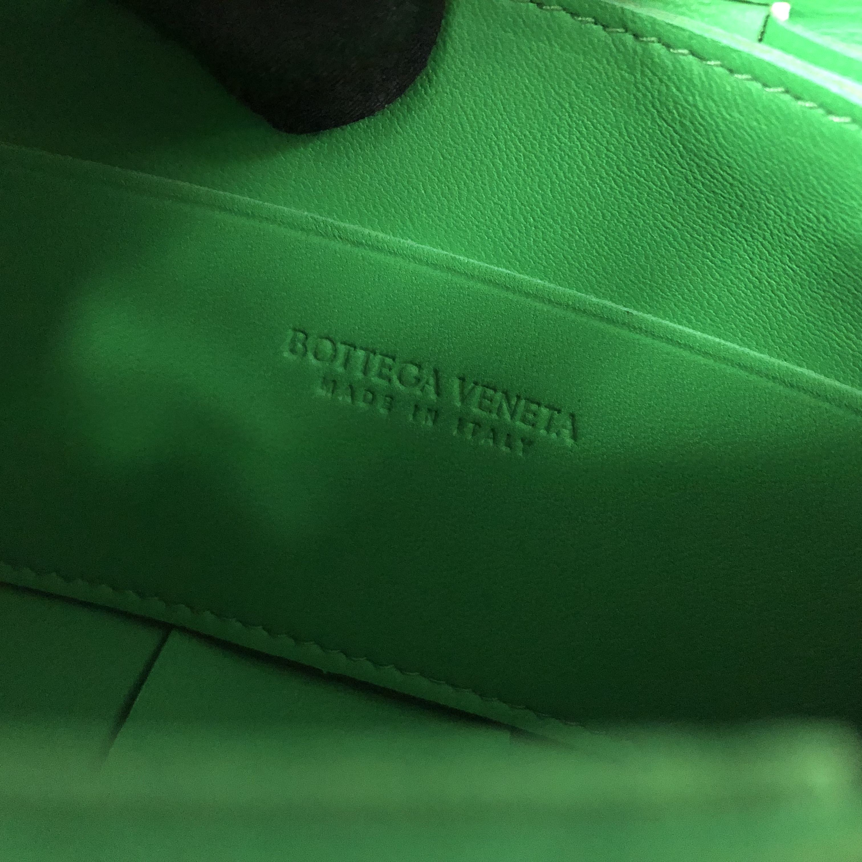 Bottega Veneta Mini Intrecciato Crossbody Bag in Parrot Green (666688)