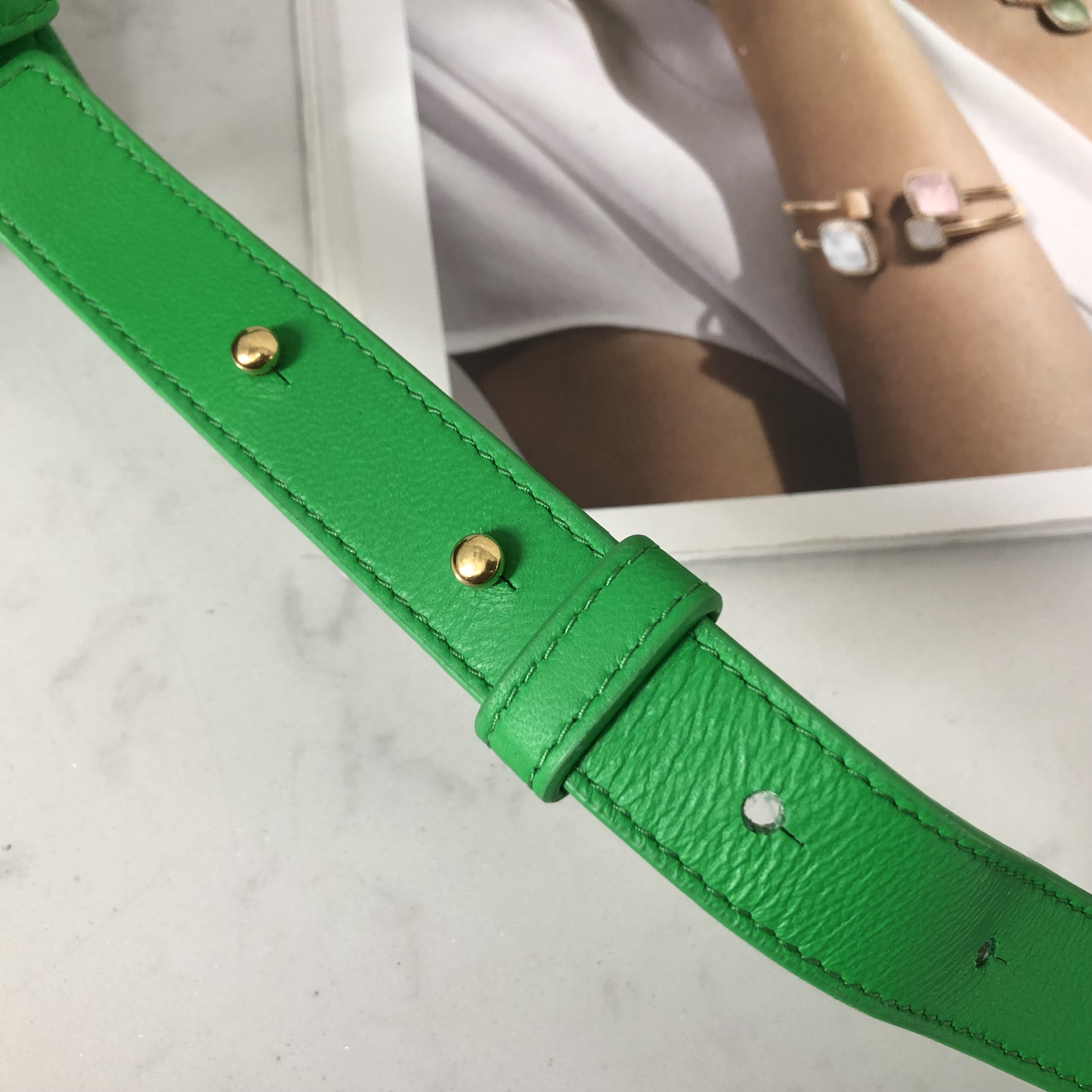 Bottega Veneta Mini Intrecciato Crossbody Bag in Parrot Green (666688)