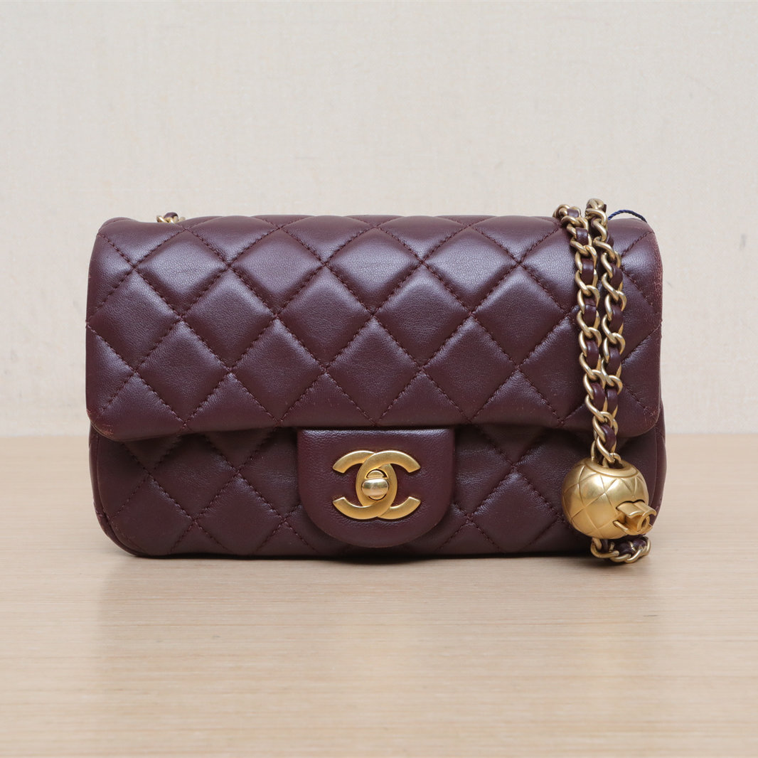 *CHANEL CF Flap Bag Large Mini 20cm-Hana Vintage