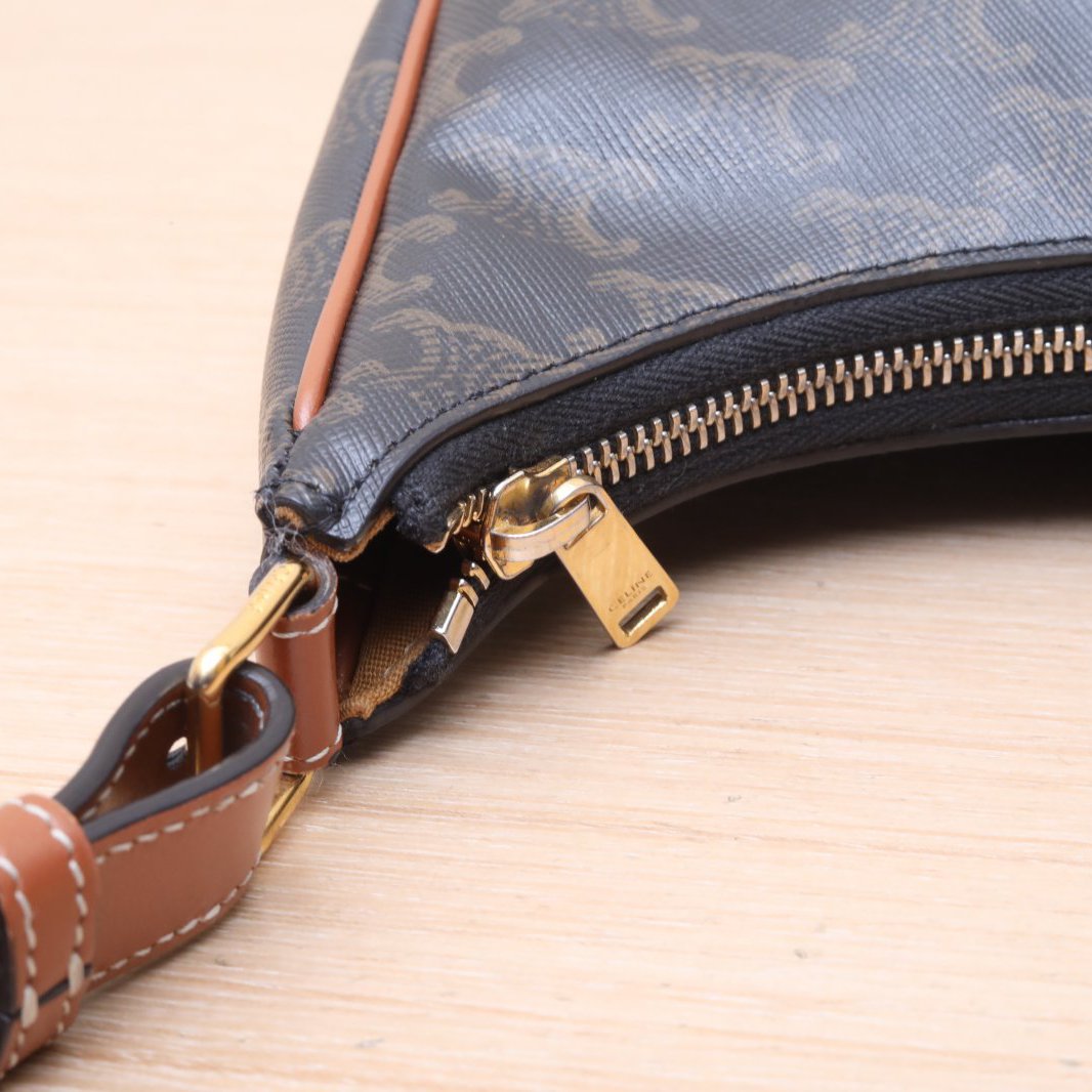 *CELINE AVA Shoulder Bag Medium Size with Arc de Triomphe Print-Hana Vintage