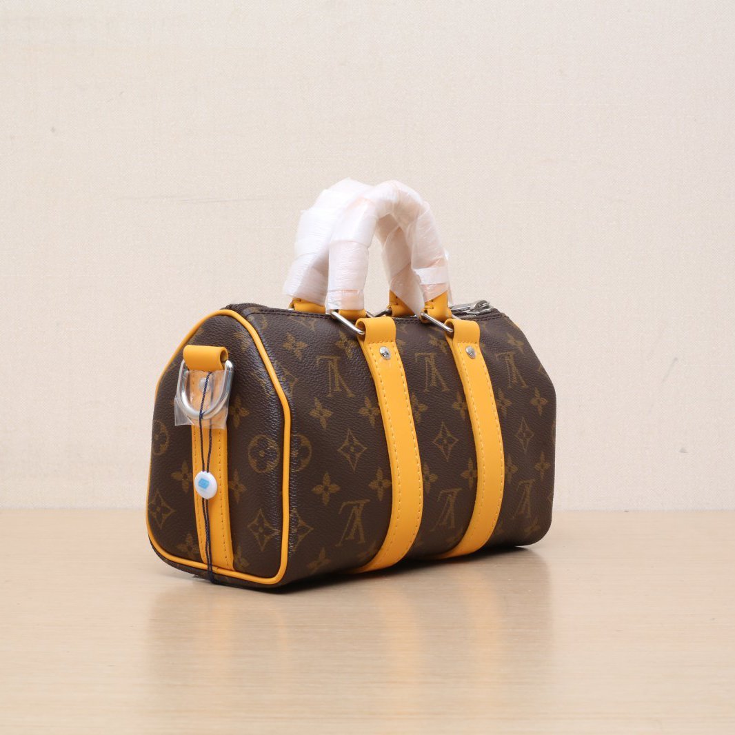 LOUIS VUITTON KEEPALL 25 Orange Edge