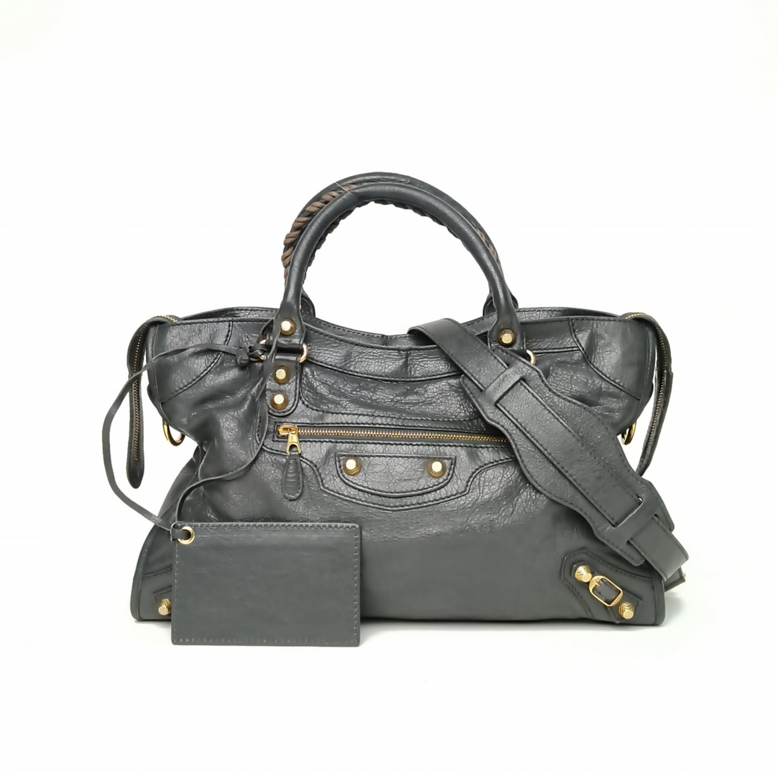 *BALENCIAGA CLASSIC CITY Motorcycle Bag Medium 38-Hana Vintage