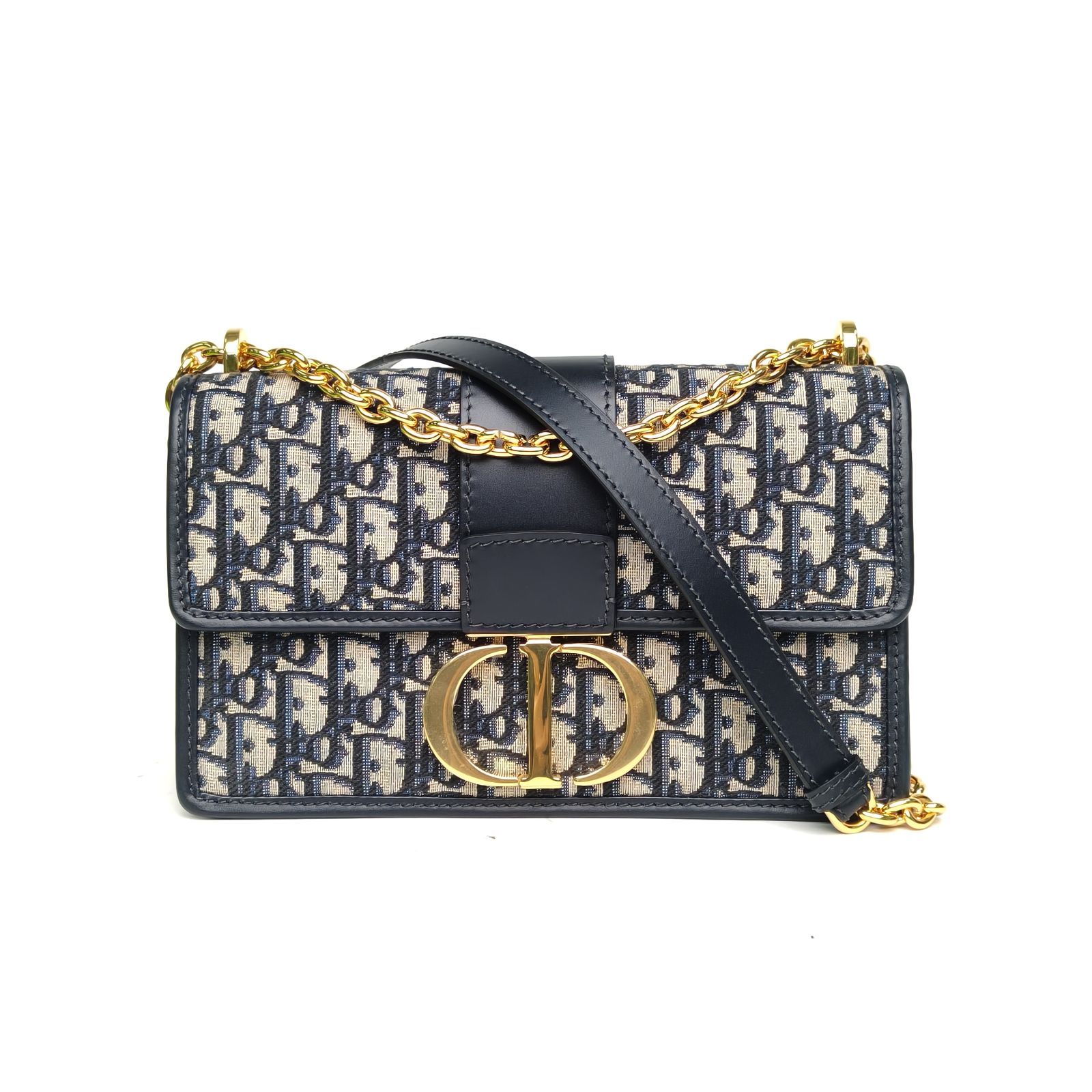 *DIOR 30 Montaigne Chain Shoulder Strap Medium Size 25-Hana Vintage
