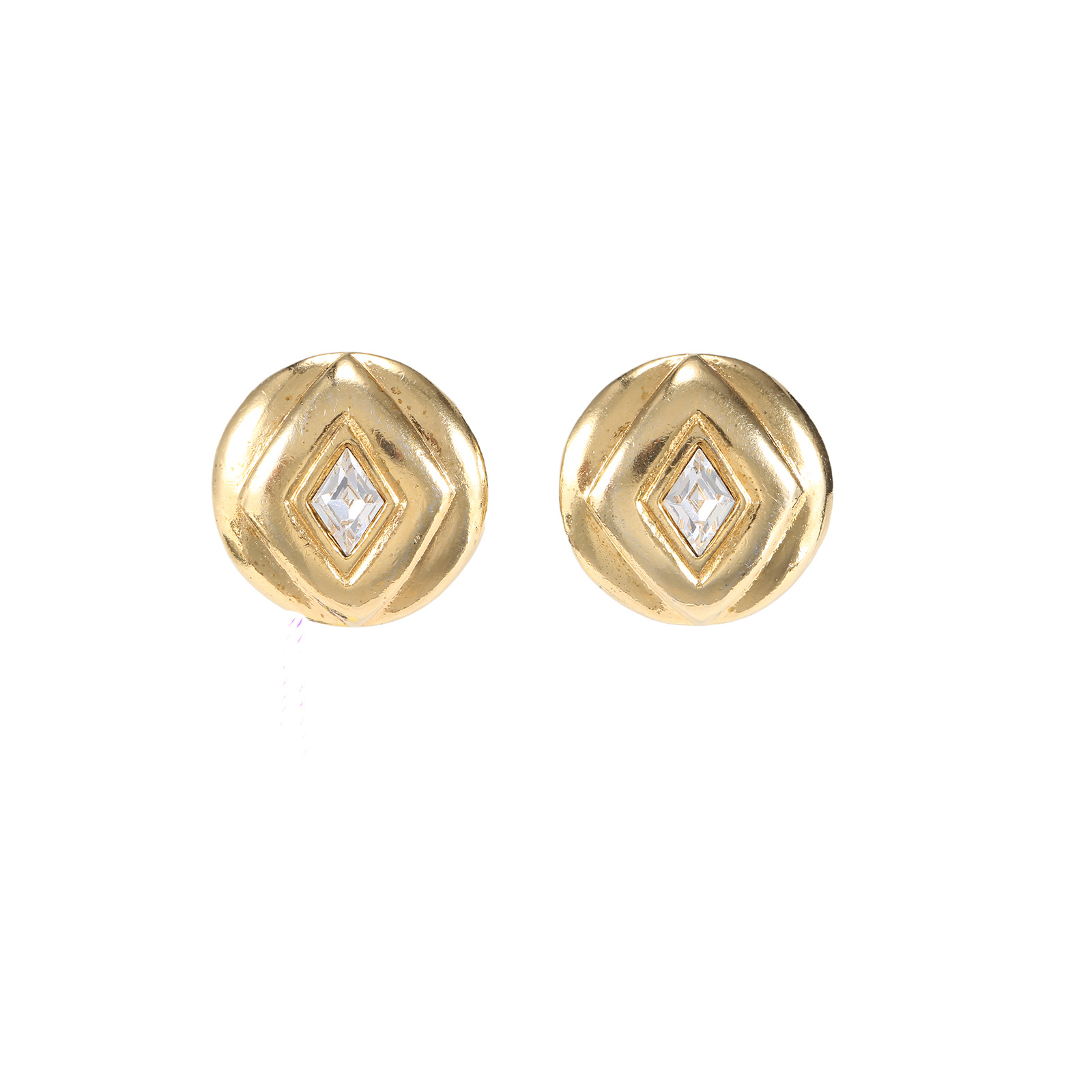 CHANEL Vintage Earring Clip Alloy-Hana Vintage