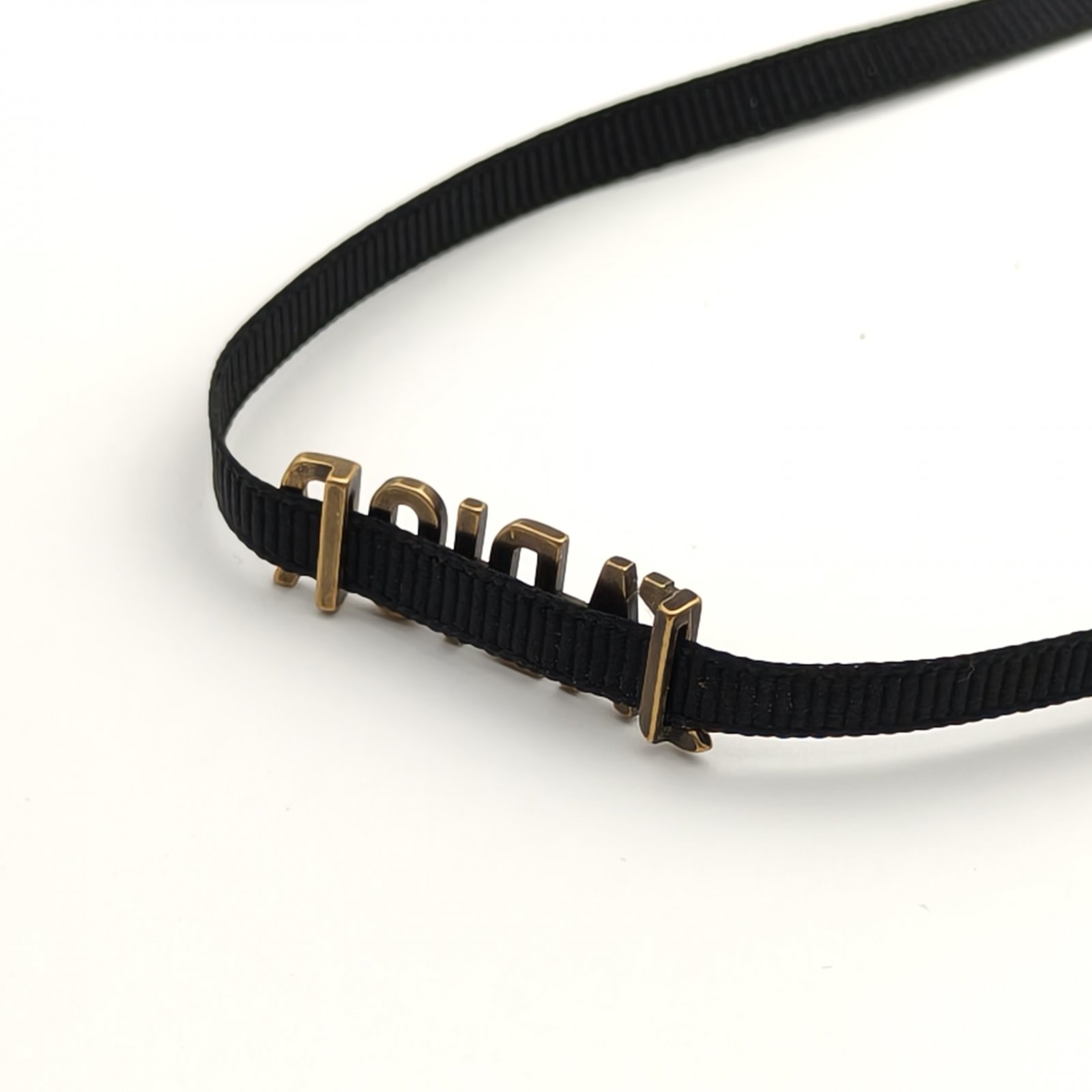 DIOR Letter choker necklace Alloy-Hana Vintage