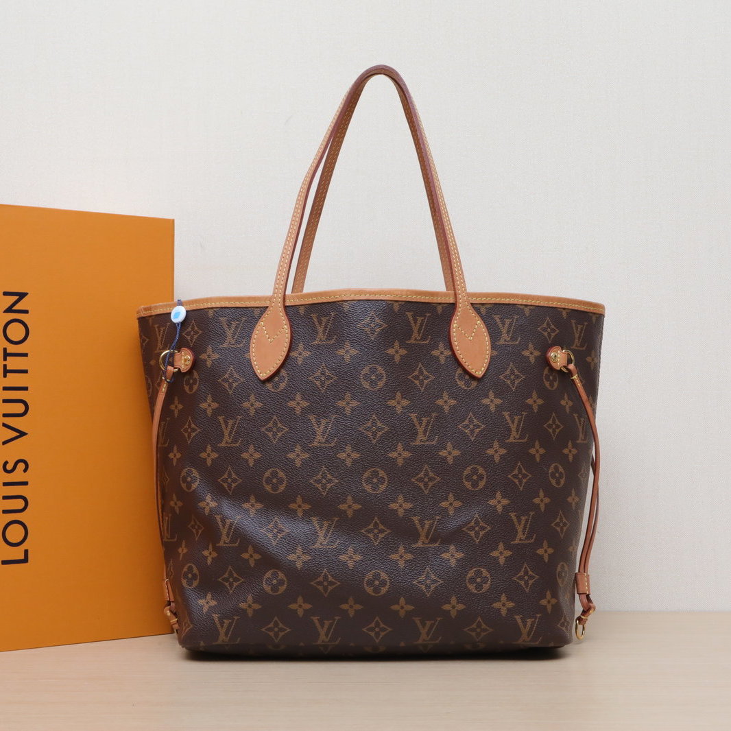 *LOUIS VUITTON Neverfull Medium 31 with Detachable Pouch and Red Lining-Hana Vintage
