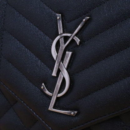 SAINT LAURENT Quilted Envelope Wallet on Chain (WOC)