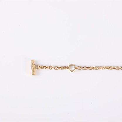 TIFFANY&CO Tiffany T Smile Bracelet 18K Gold,Diamond-Hana Vintage
