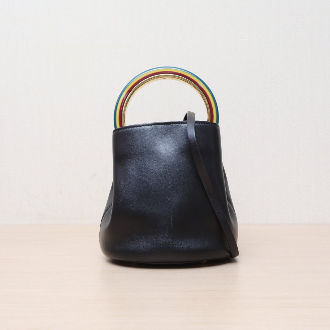 *MARNI Metal handle bucket bag-Hana Vintage