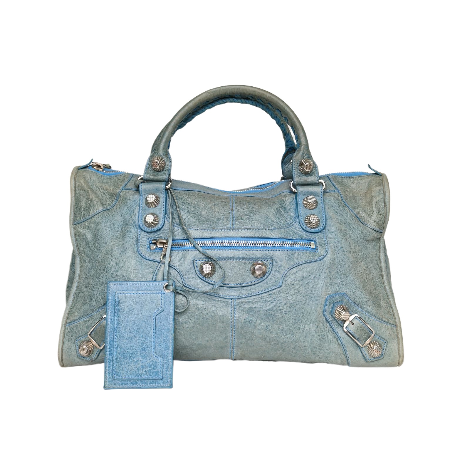 *BALENCIAGA CLASSIC CITY Motorcycle Bag, Large Size-Hana Vintage