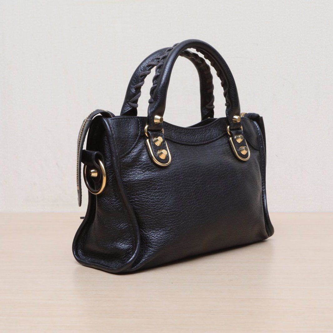 *BALENCIAGA City Mini 24 Motorcycle Bag-Hana Vintage