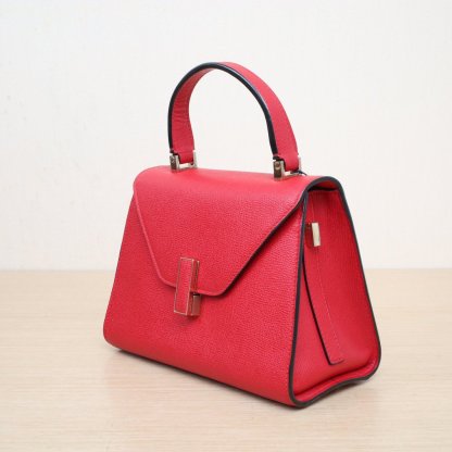 *Valextra Iside Rectangular Buckle Shoulder Bag Mini-Hana Vintage
