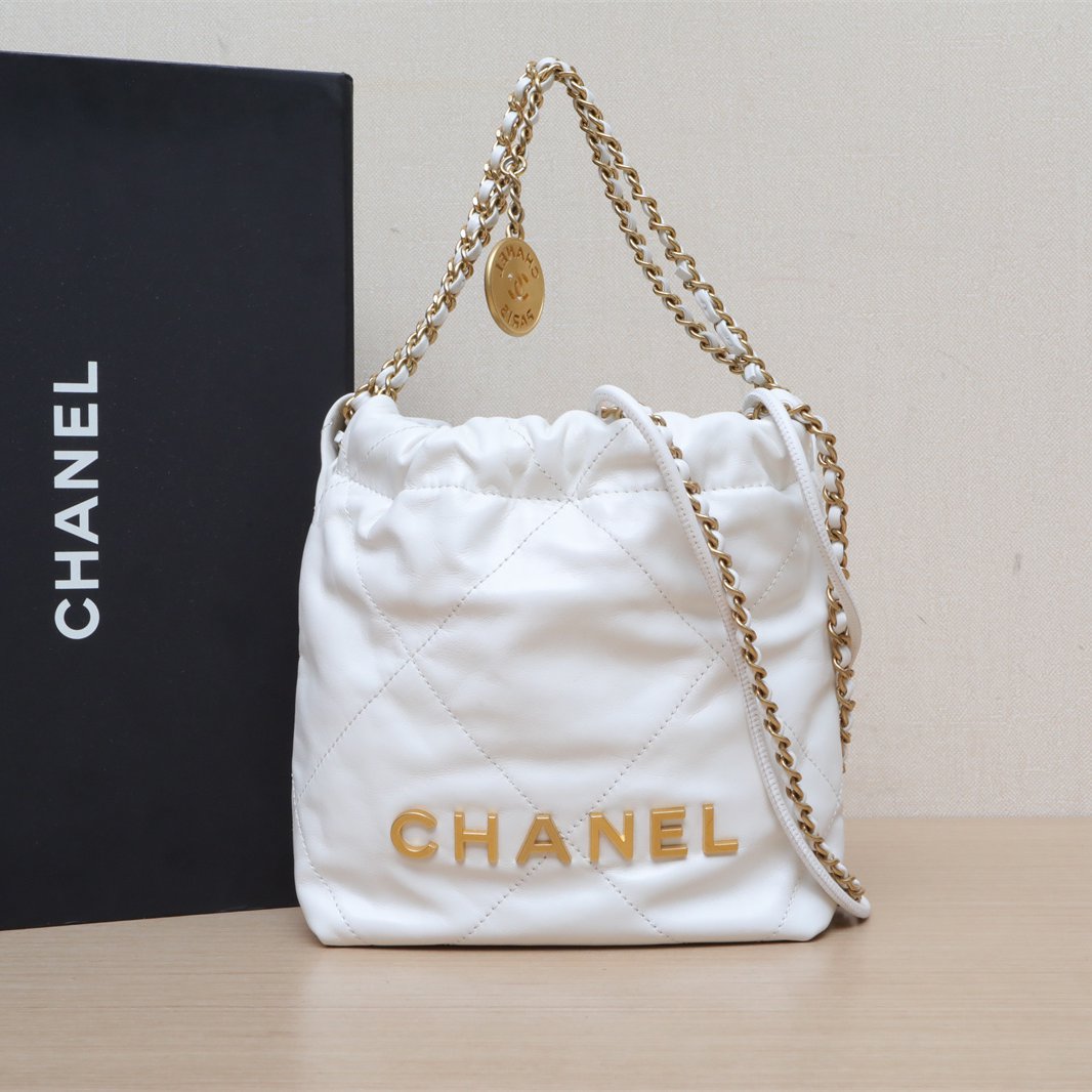 *CHANEL 22Bag Tote Bag Mini 20cm-Hana Vintage