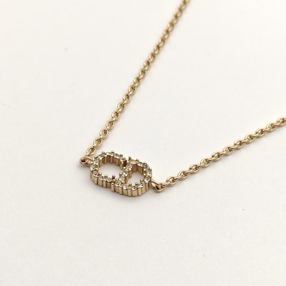DIOR CD Crystal Bracelet Alloy-Hana Vintage