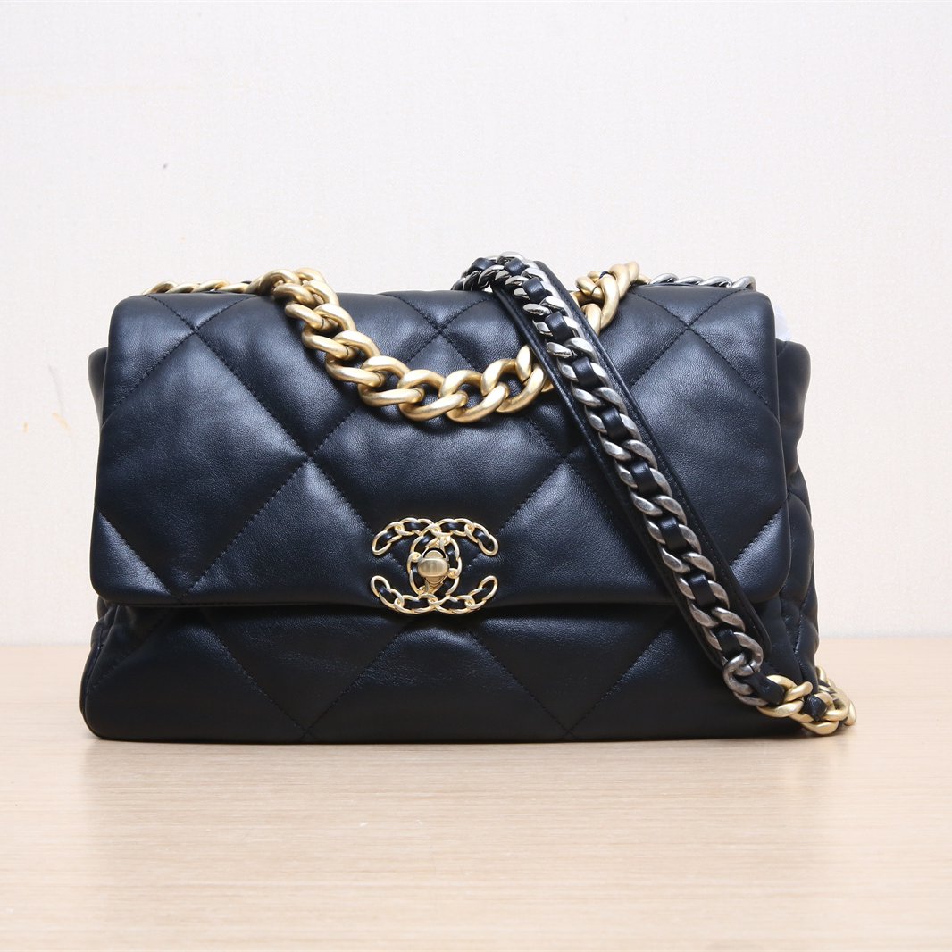 *CHANEL 19BAG Flap Bag, Medium, 30cm-Hana Vintage