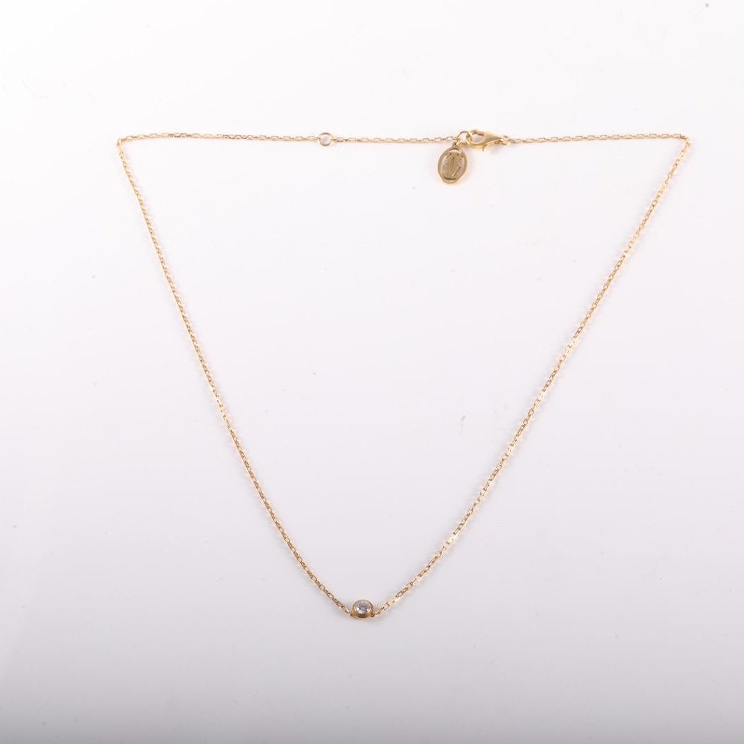 CARTIER Rose Gold Amour Diamond 18K 18K Rose Gold,Diamond-Hana Vintage