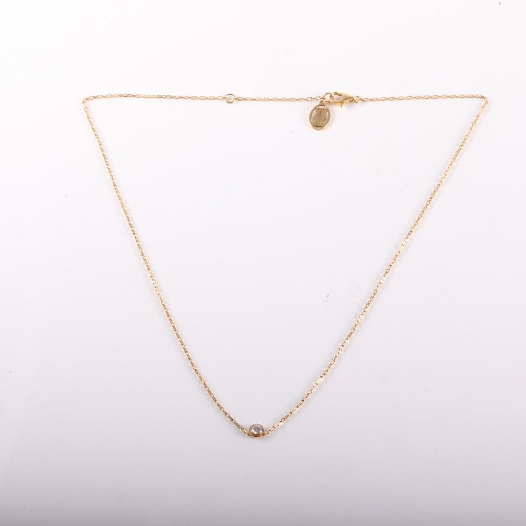 CARTIER Rose Gold Amour Diamond 18K 18K Rose Gold,Diamond-Hana Vintage