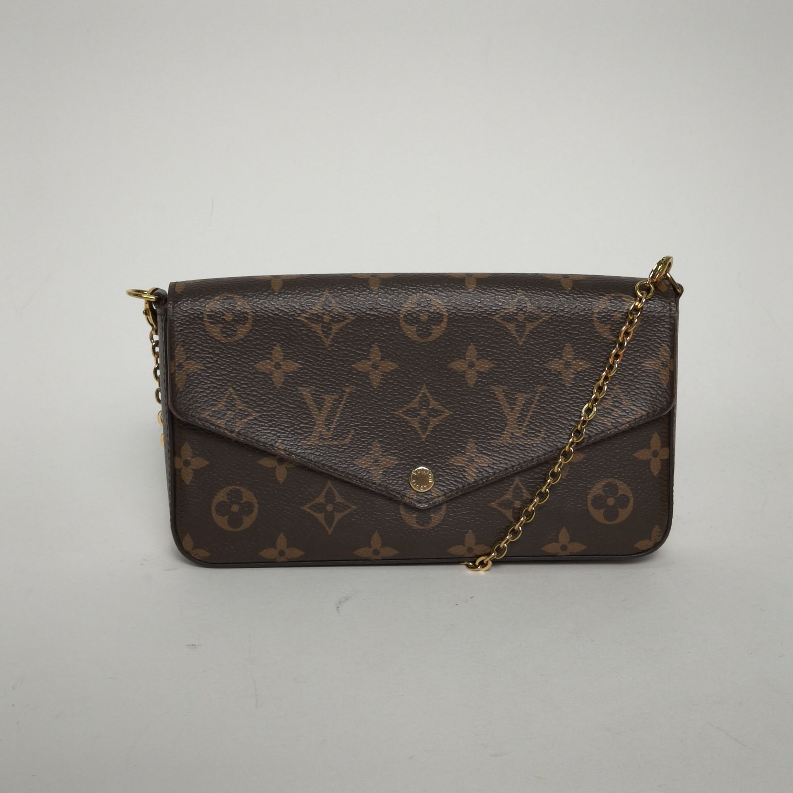 *LOUIS VUITTON POCHETTE FELICIE Felice Pochette Chain Bag-Hana Vintage