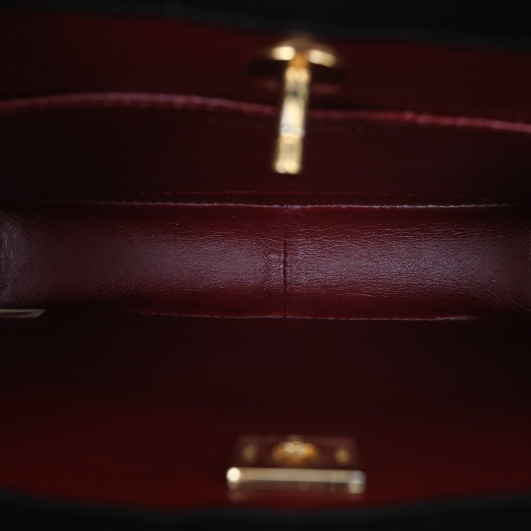 CHANEL Vintage Mini 31 Black and Gold Lambskin Bag