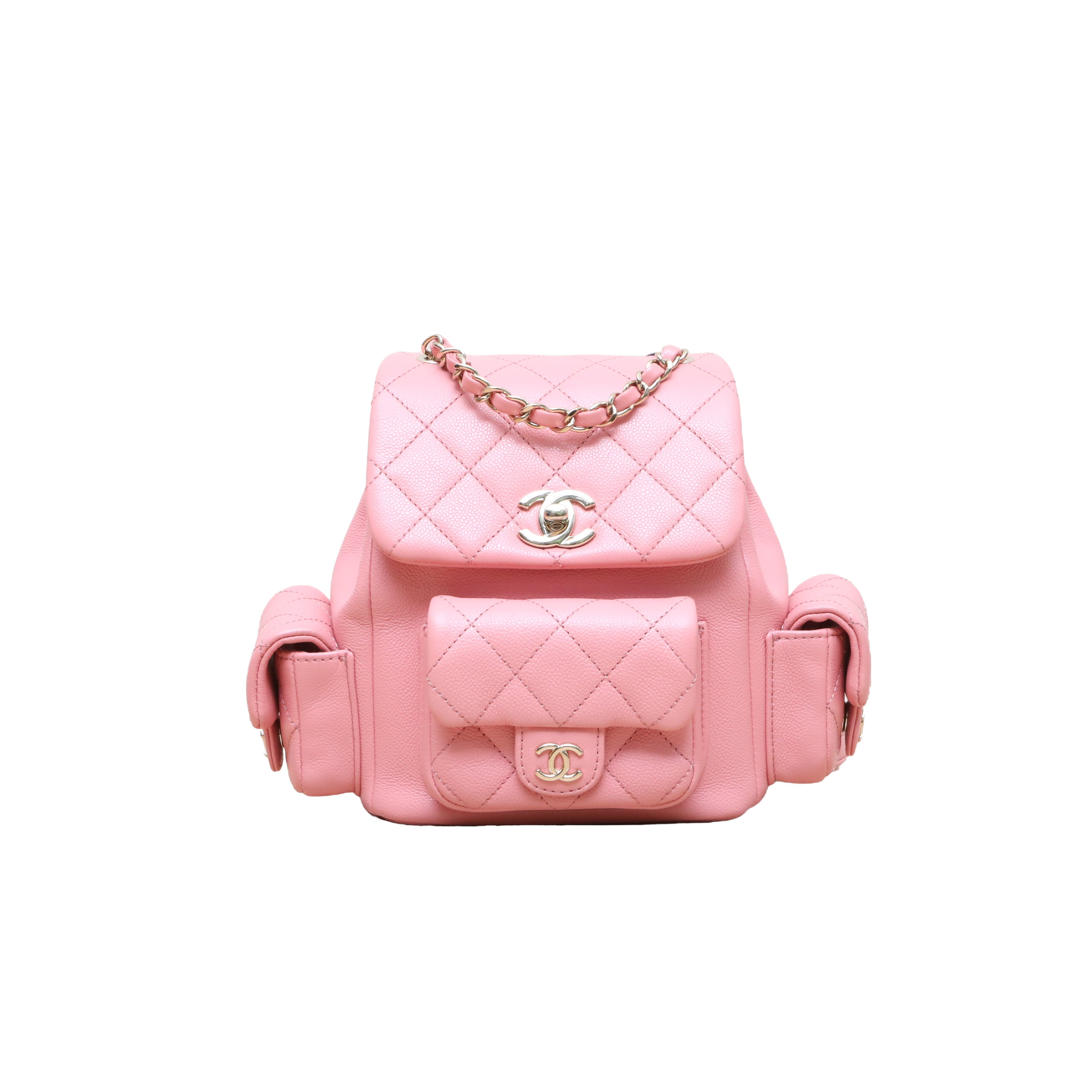 *CHANEL 23K Cargo Duma Tank Backpack, Small Size, 18cm-Hana Vintage