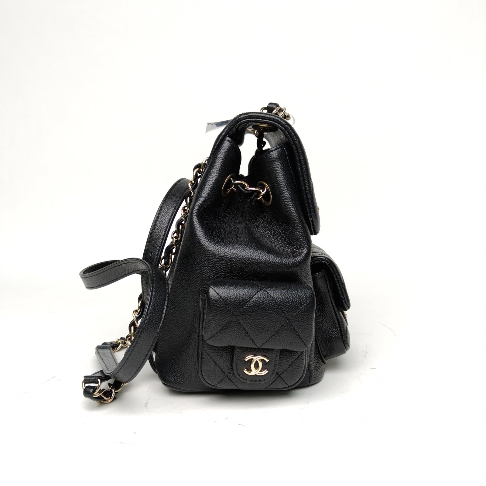 *CHANEL 23K Cargo Duma Tank Backpack Large 21cm-Hana Vintage
