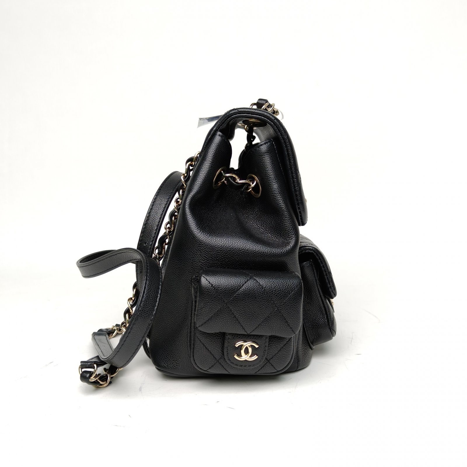 *CHANEL 23K Cargo Duma Tank Backpack Large 21cm-Hana Vintage