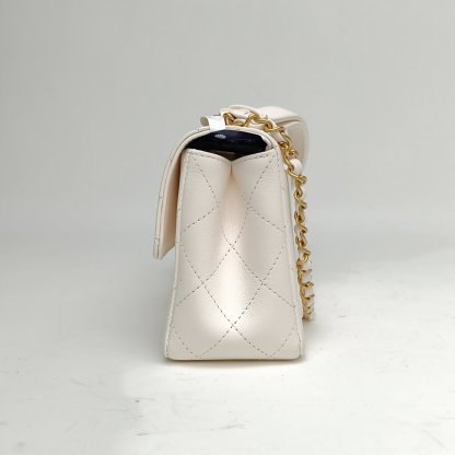 CHANEL 26S Flap Bag Fixed Double Shoulder Straps