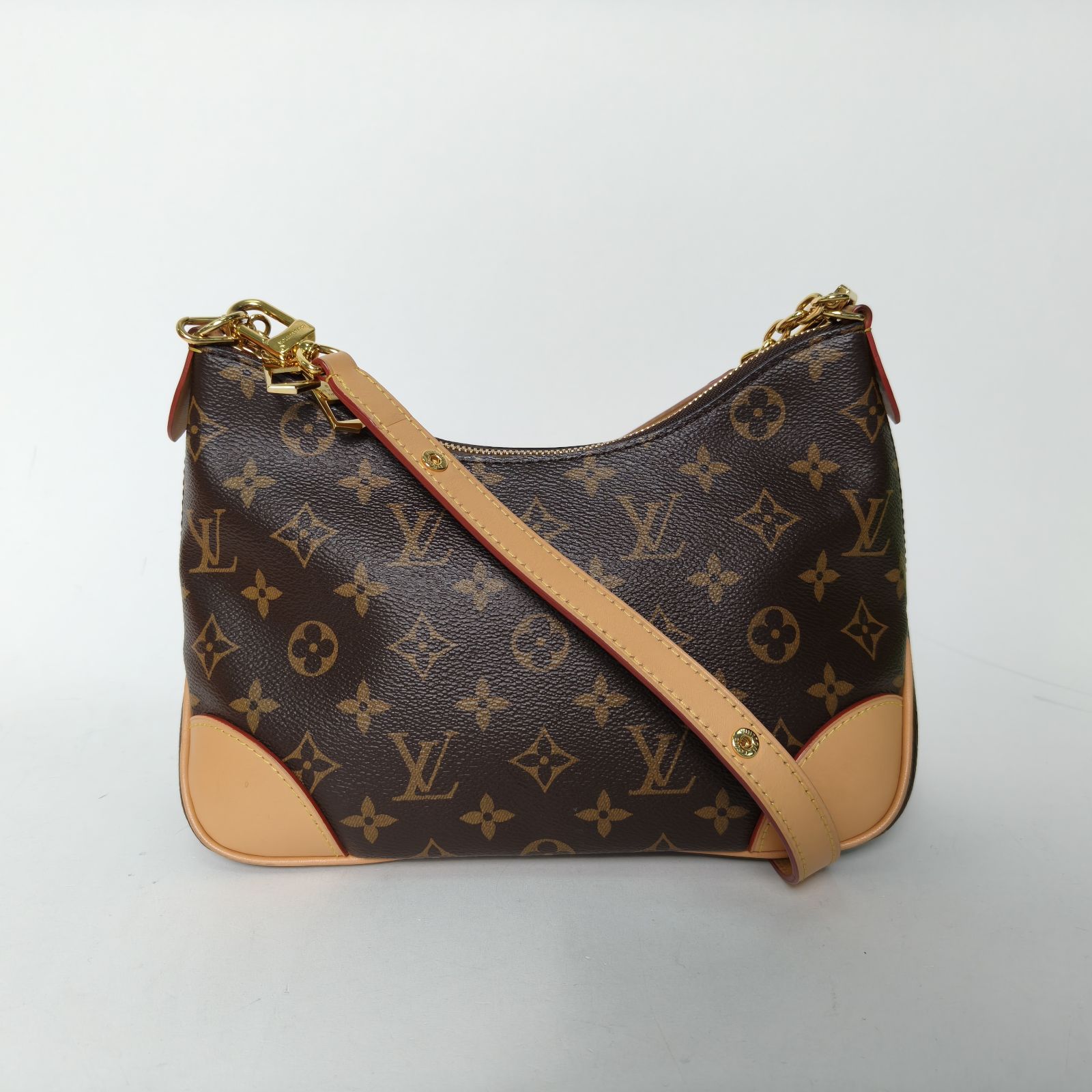 LOUIS VUITTON BOULOGNE Horn-shaped Bag with Detachable Shoulder Strap-Hana Vintage