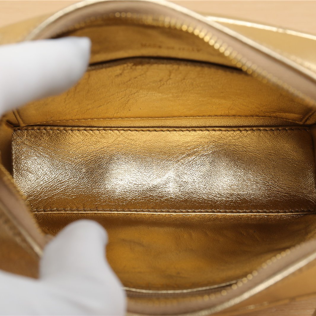 CHANEL Vintage Twisted Strap Crossbody Bag, Gold, 1997