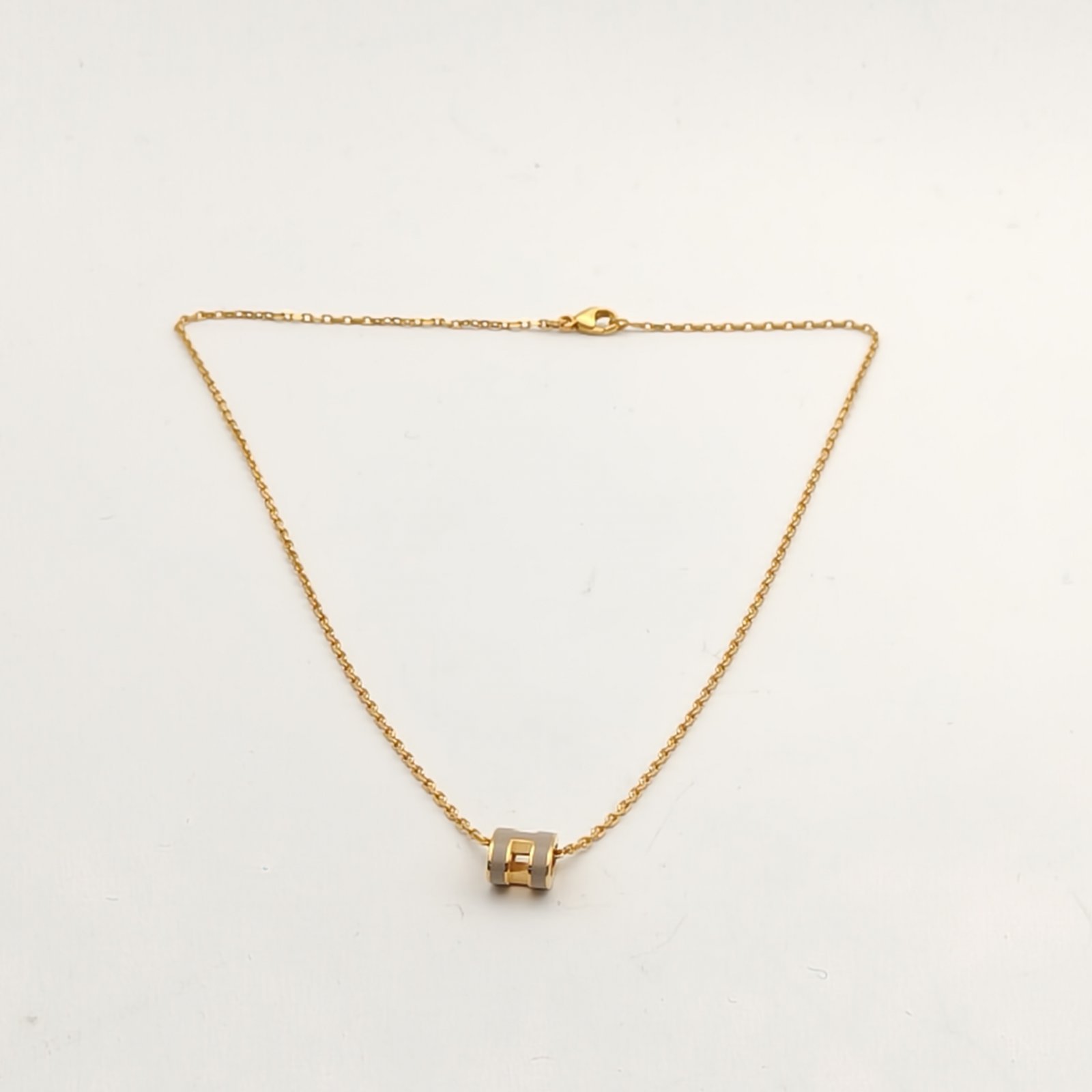 HERMES Pop H Necklace Mini Alloy-Hana Vintage