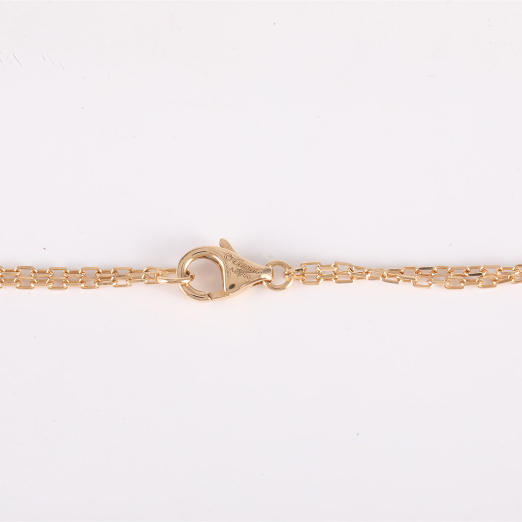 CARTIER LOVE 18K Gold Pendant Necklace with 2 Diamonds 18K Gold,Diamond-Hana Vintage
