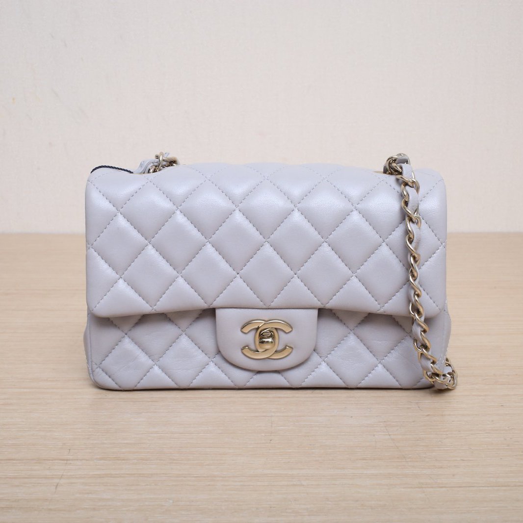 CHANEL CF Flap Bag Large Mini 20cm-Hana Vintage
