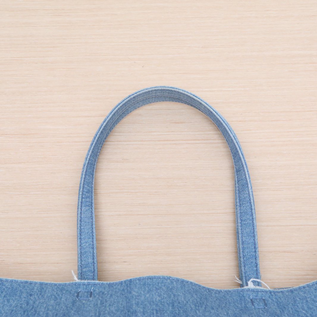 *GIVENCHY Denim blue, denim fabric, none, denim, single-shoulder tote bag-Hana Vintage