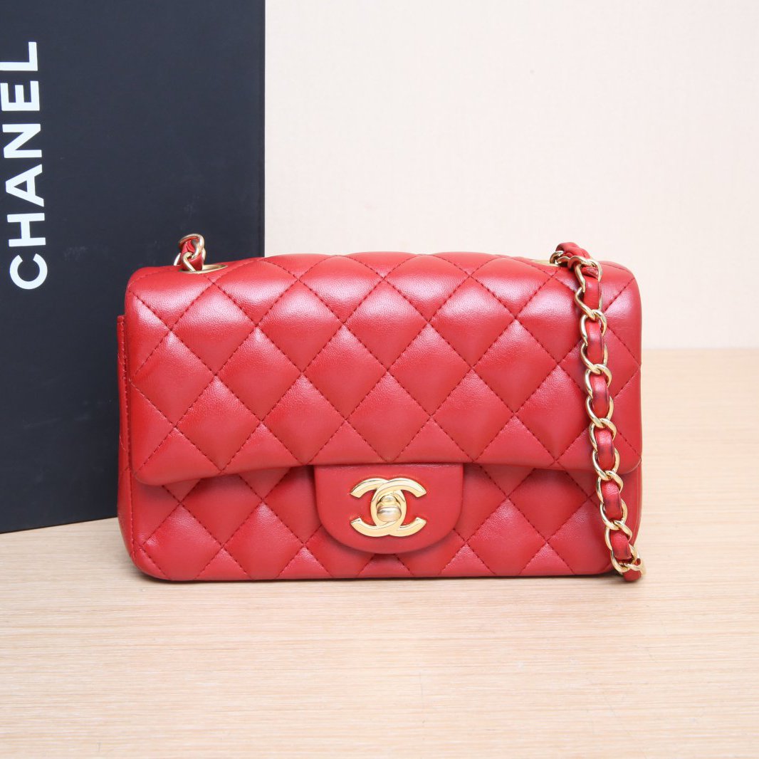 *CHANEL CF Flap Bag Large Mini 20cm-Hana Vintage