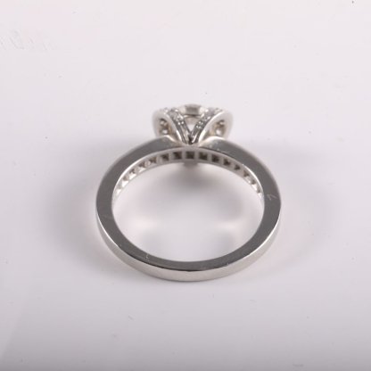 TIFFANY&CO Ribbon Diamond Ring 0.46ct 50 Platinum 950,Diamond-Hana Vintage