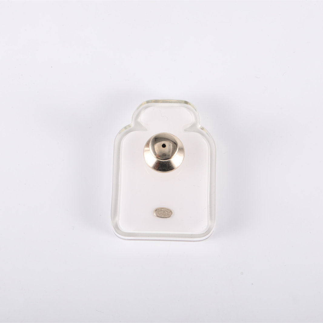 CHANEL Resort Collection Pink Acrylic Perfume Bottle Brooch Alloy-Hana Vintage