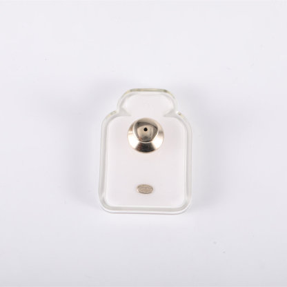 CHANEL Resort Collection Pink Acrylic Perfume Bottle Brooch Alloy-Hana Vintage