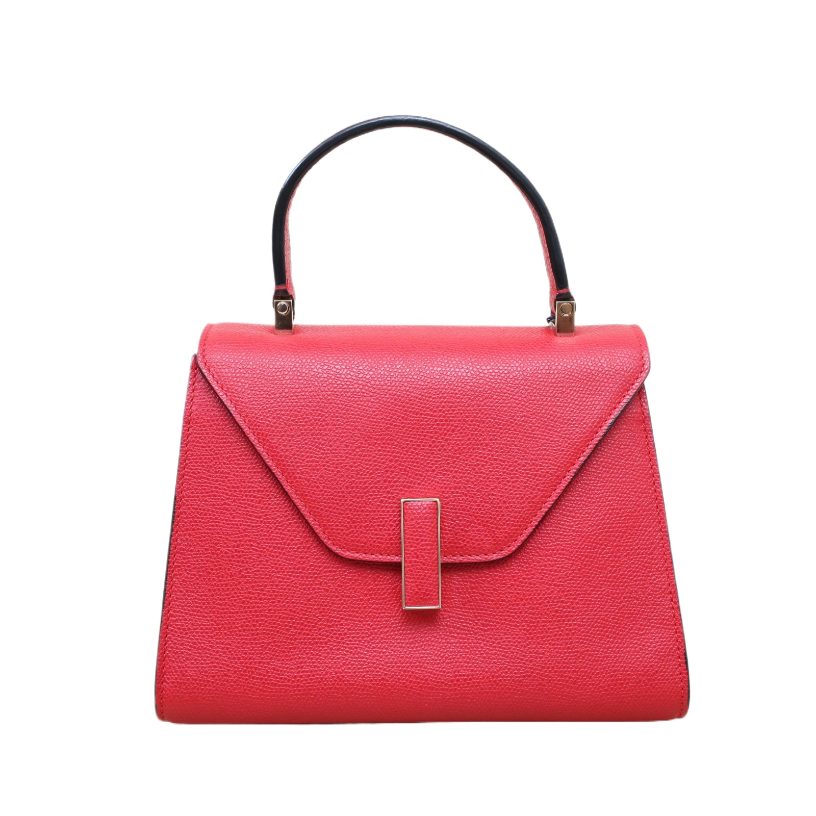 *Valextra Iside Rectangular Buckle Shoulder Bag Mini-Hana Vintage