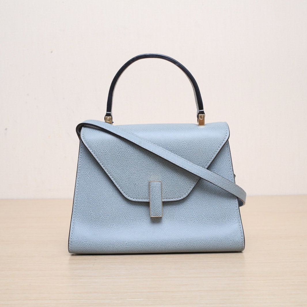 Valextra Iside Rectangular Buckle Shoulder Bag Mini-Hana Vintage