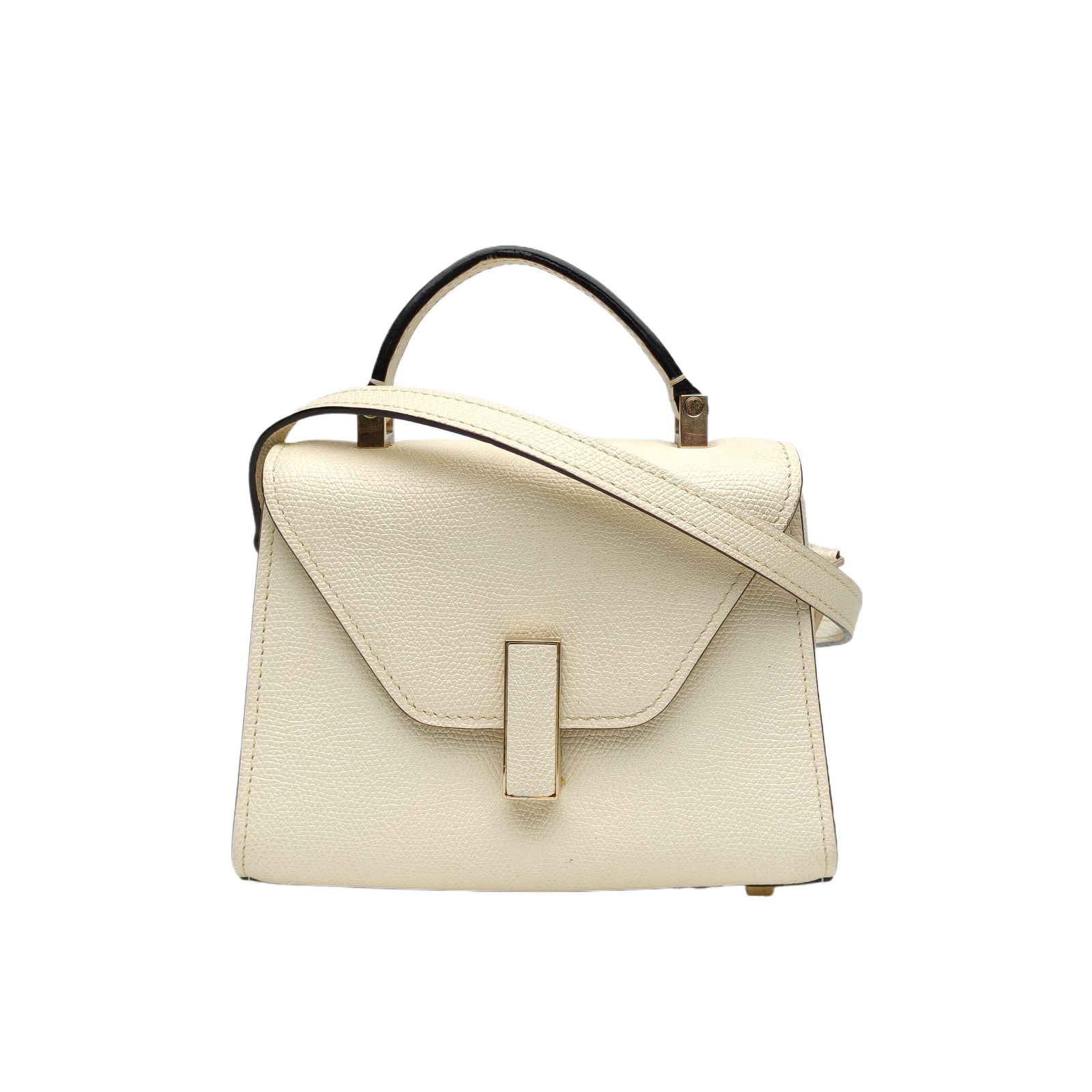 *Valextra Iside Rectangle Buckle Shoulder Bag Ultra Mini-Hana Vintage