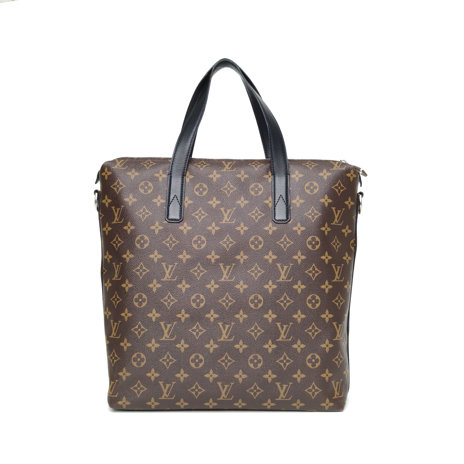 *LOUIS VUITTON Monogram PVC 2015 kitan Vertical Handheld Briefcase Pochette Metis-Hana Vintage