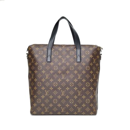 *LOUIS VUITTON Monogram PVC 2015 kitan Vertical Handheld Briefcase Pochette Metis-Hana Vintage