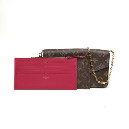 *LOUIS VUITTON POCHETTE FELICIE Felice Pochette Chain Bag