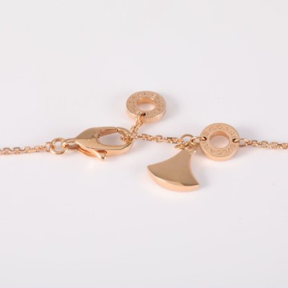 BVLGARI DIVAS DREAM Diamond Studded 18K Gold Necklace 18K Rose Gold,Diamond,Mother of Pearl-Hana Vintage