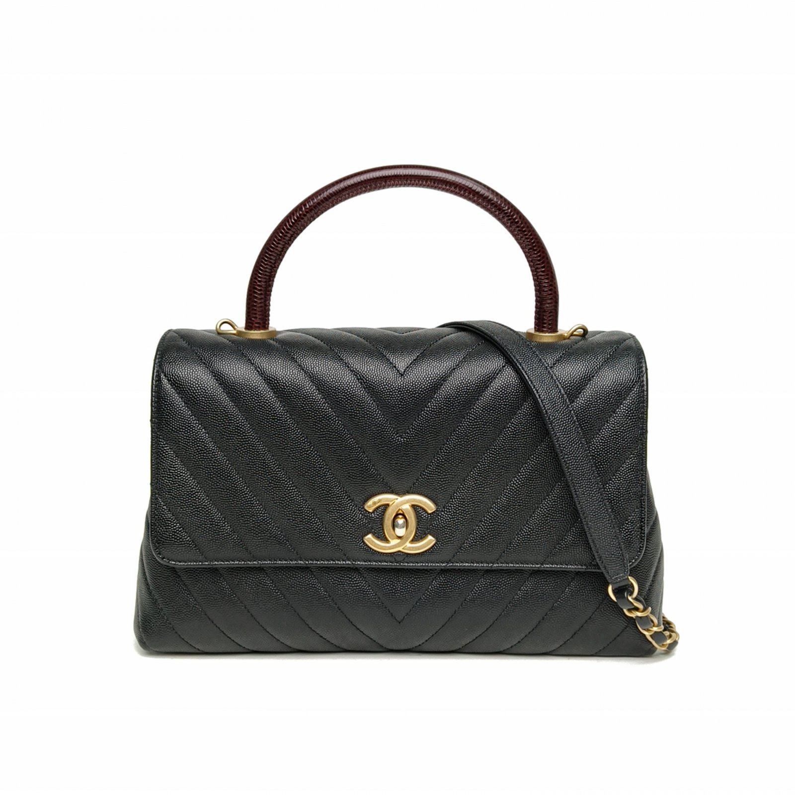 *CHANEL Coco Handle Medium 29cm-Hana Vintage