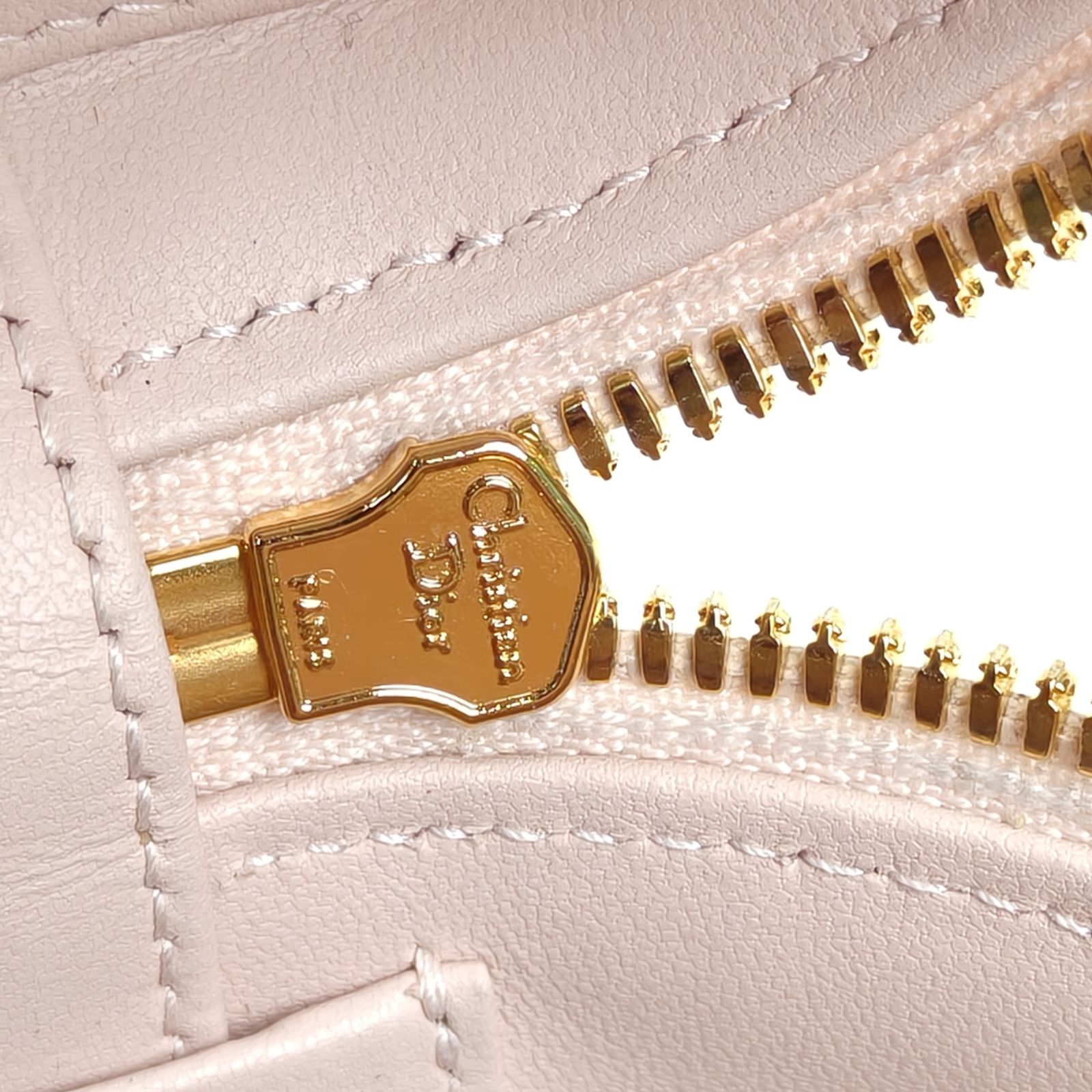 DIOR Pink Gold Hardware 2024 30 Montaigne Caro Cosmetic Bag