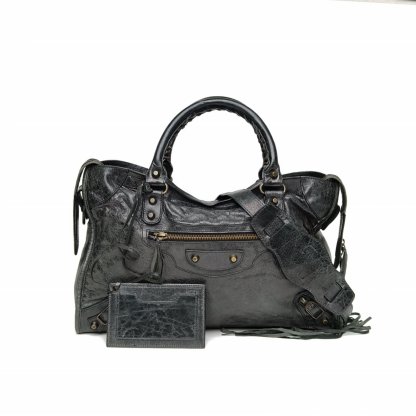 *BALENCIAGA CLASSIC CITY Motorcycle Bag Medium 38-Hana Vintage