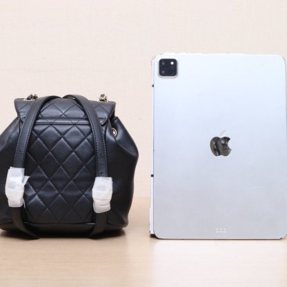 *CHANEL 23C Duma Drawstring Flap Backpack with Single Pocket, Small Size, 18cm-Hana Vintage